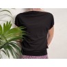 Black Batwing Top