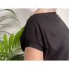 Black Batwing Top