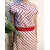 Dress with a checked pattern Lucie