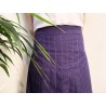 Pleated skirt Lea with small patterns