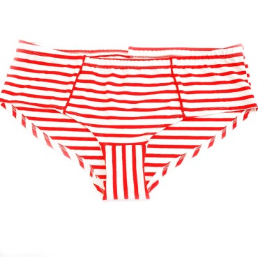 Red Striped Panties