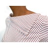 Burgundy Striped Jeanne Top