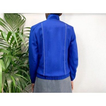 Blue wool jacket