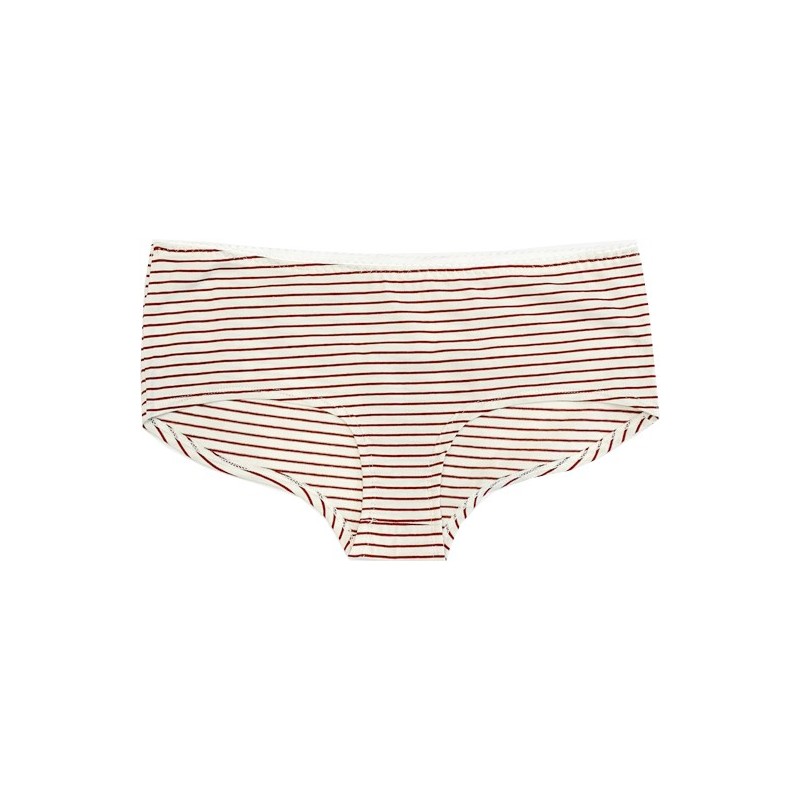 Burgundy Lined Thin Shorty