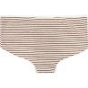 Shorty ligné fin bordeaux