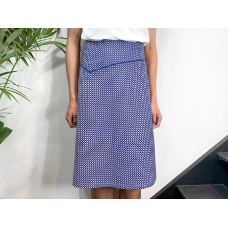 Thea Skirt with Fish Patterns