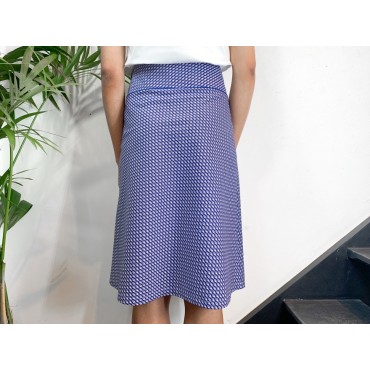 Thea Skirt with Fish Patterns