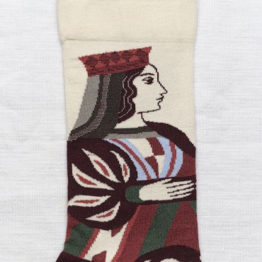 socks king and queen of diamonds by Bonne Maison
