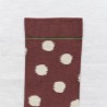 Socks polka dot old burgundy by Bonne Maison