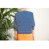 Blue Striped Eléonore Top