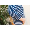 Blue Striped Eléonore Top