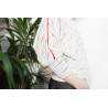 Tricolored Striped Eléonore Top