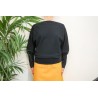 Textured black Ameline Jumper