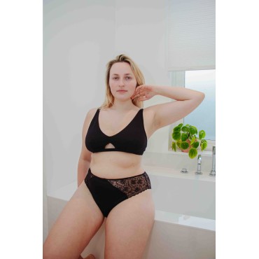 Black Happy Me bra by Odette