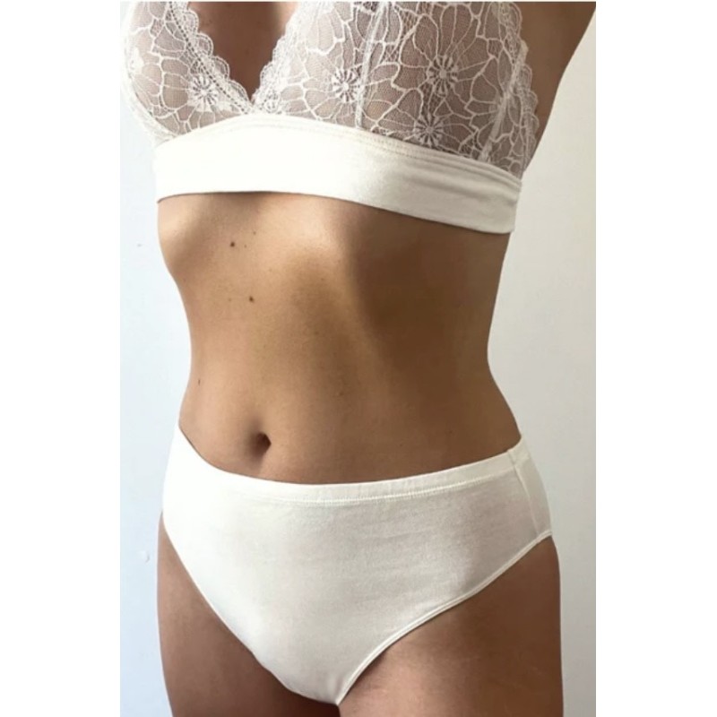 Culotte coton crème par Odette