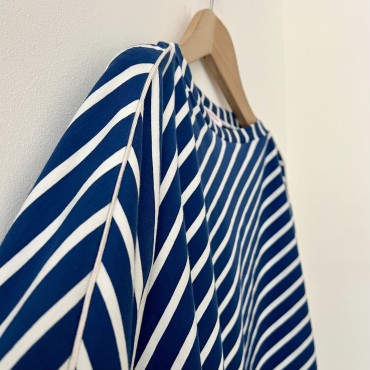 Blue Striped Eléonore Top