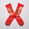 Red Faces Socks by Bonne Maison