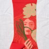 Red Faces Socks by Bonne Maison