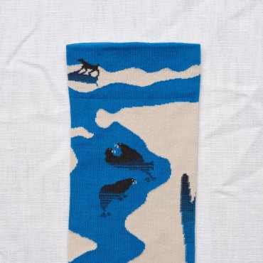 Polar ice cap socks by Bonne Maison