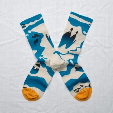Polar ice cap socks by Bonne Maison