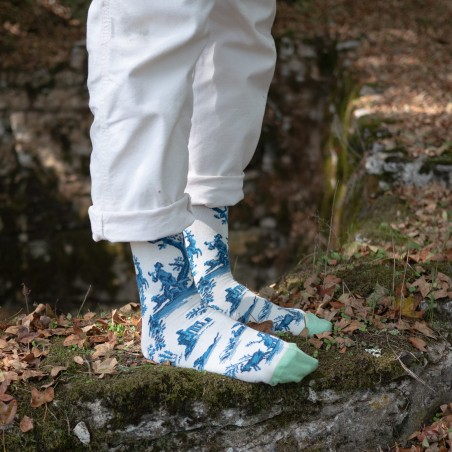 Country Pleasures Socks by Bonne Maison
