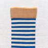 Cobalt Stripe Socks by Bonne Maison