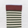 Socks Stripe Spruce by Bonne Maison
