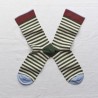 Socks Stripe Spruce by Bonne Maison
