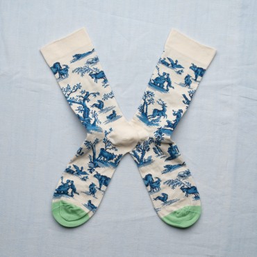 Toile de Jouy Socks Book by Bonne Maison