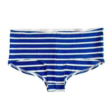 Shorty Ligné Bleu/Blanc